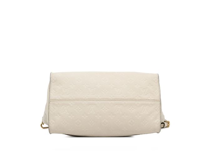 Borsa Louis Vuitton Monogram Empreinte Lumineuse PM bianca Bianco - vista 5