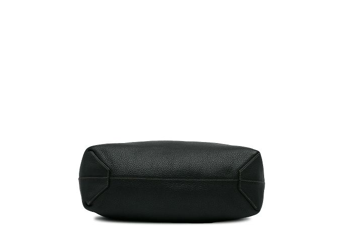 Double sens Schwarze, mit Hermès Clemence gefütterte Sens 36 Tote bag - Ansicht 6