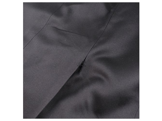 CHANEL - Gonna in seta nera (T34) Nero - vista 4
