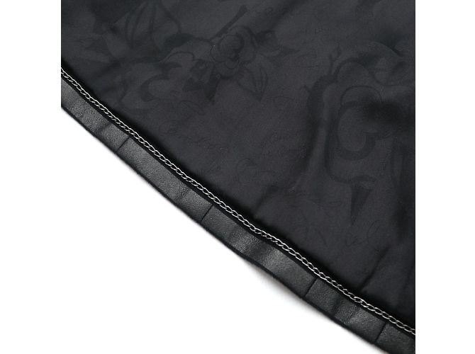 CHANEL - Kaschmirjacke mit Peter-Pan-Kragen (Größe 34) Schwarz - Ansicht 4