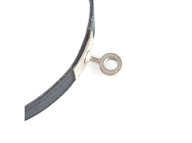 HERMÈS - Bracciale doppio giro Kelly vintage nero - vista 4