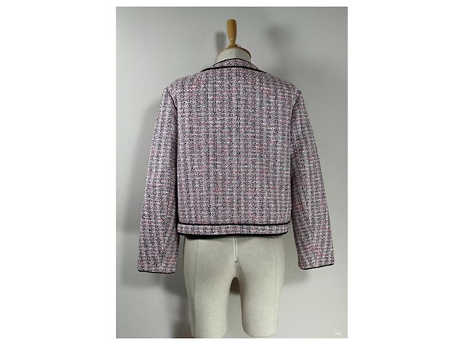 Maje Kurze Tweedjacke Mehrfarben - Ansicht 5