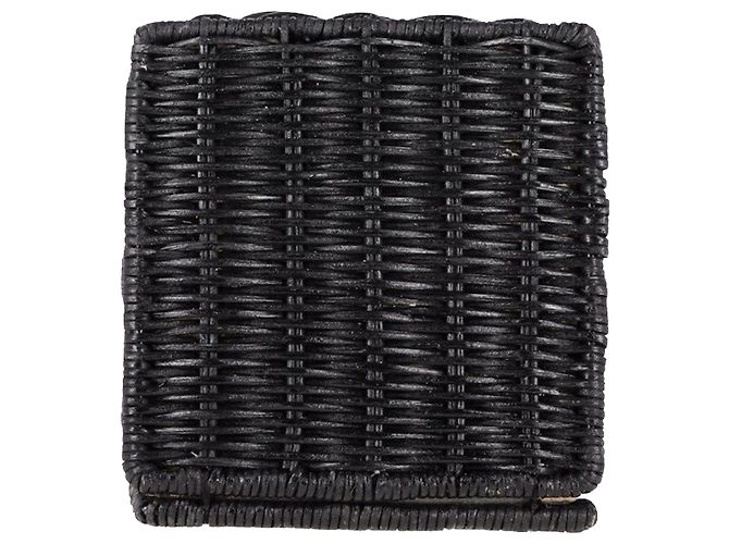 Borsa a trapezio Raya Ulla Johnson in rattan nero - vista 4
