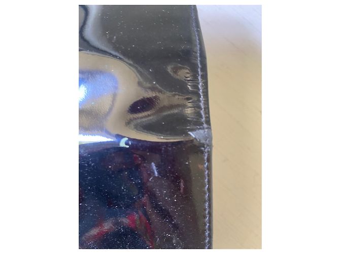 Cartera Miu Miu de charol negro - vista 11