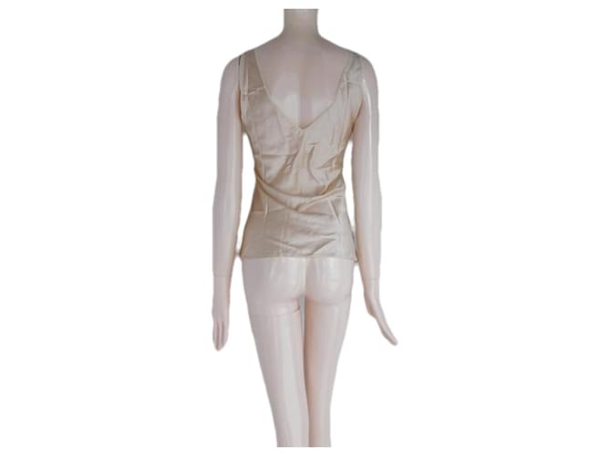 John Galliano Tops Beige - vista 4