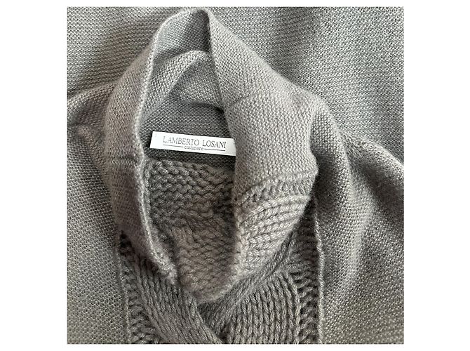 Suéter Lamberto Losani de cashmere gris XL - vista 5