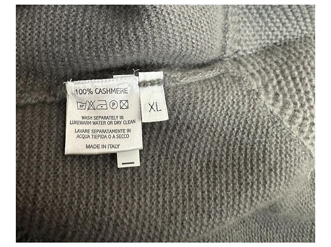 Suéter Lamberto Losani de cashmere gris XL - vista 6
