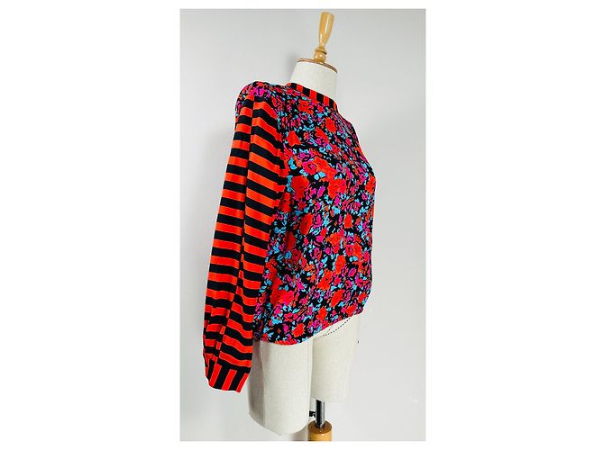 Camicetta Mads Norgaard Brasca Super Flower Viscose Multicolore - vista 3