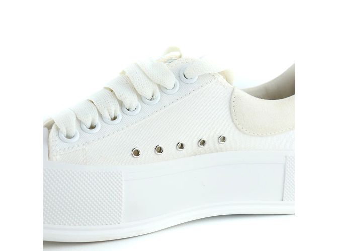 ALEXANDER MCQUEEN - Sneakers Deck in tela bianca (T38.5) Bianco - vista 5