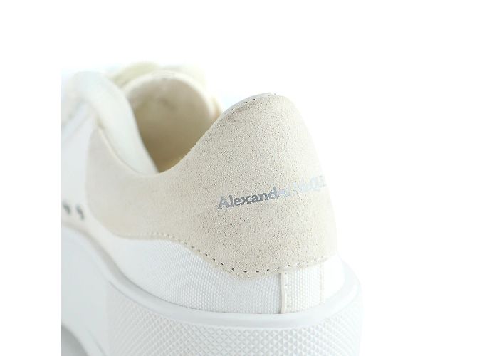 ALEXANDER MCQUEEN - Sneakers Deck in tela bianca (T38.5) Bianco - vista 6