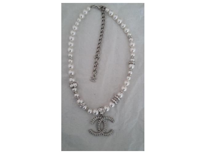Collana di perle Chanel Argento - vista 3