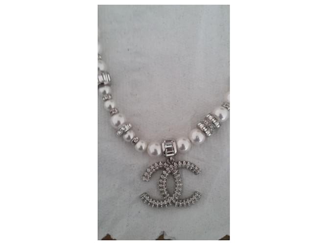 Collana di perle Chanel Argento - vista 4
