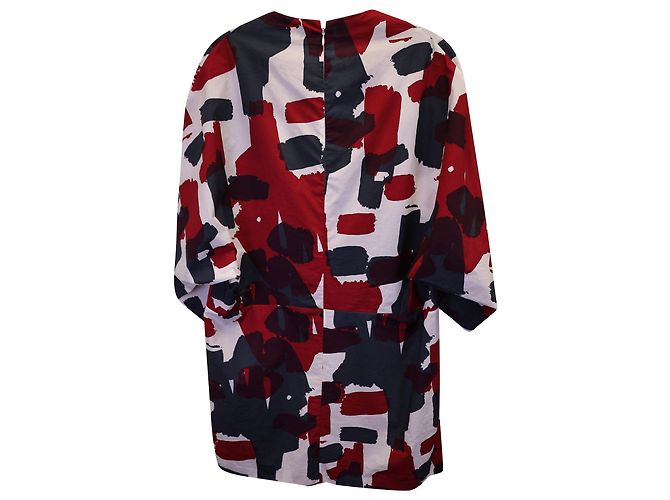 Marni-Minikleid mit abstraktem Print aus mehrfarbigem Polyester - Ansicht 2