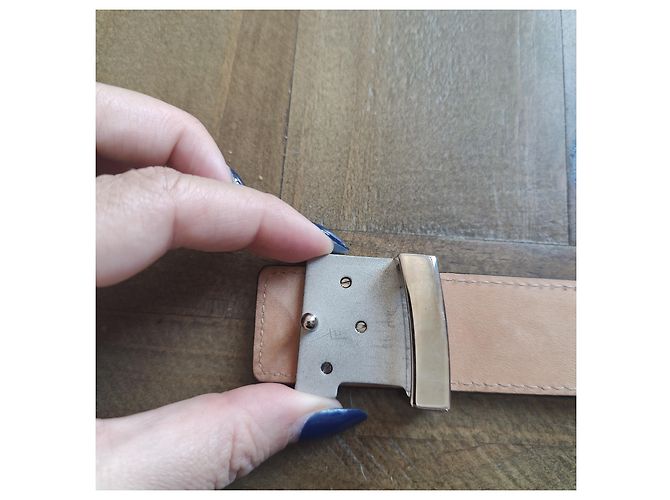 Louis Vuitton Gürtel aus schwarzem Leder - Ansicht 8