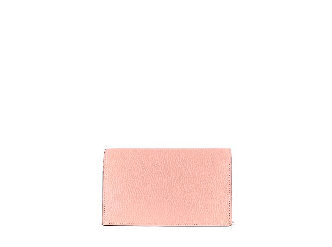 GUCCI - Borsa a spalla intrecciata in pelle rosa grana - vista 3