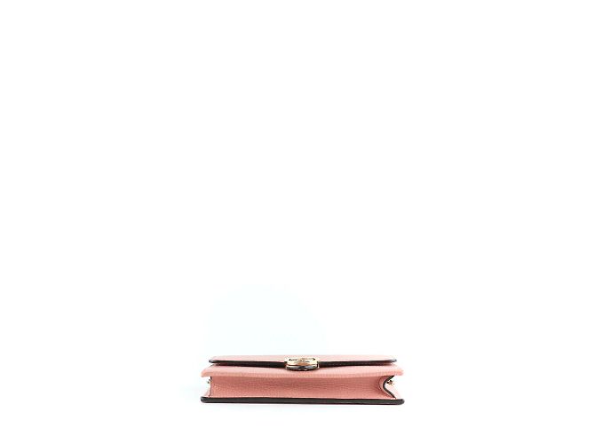 GUCCI - Borsa a spalla intrecciata in pelle rosa grana - vista 4