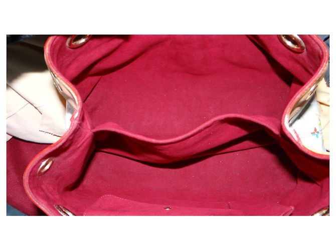 Louis Vuitton Ursula Handtasche Monogramm Canvas Weiß Bunt Pink Blau Grün Lila - Ansicht 6