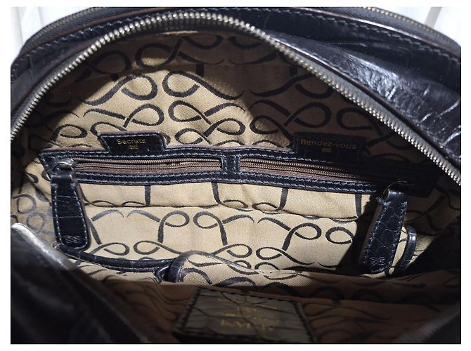Adjani Borsa a mano Lancel in pelle nera Nero - vista 2