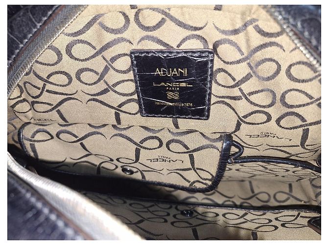 Adjani Borsa a mano Lancel in pelle nera Nero - vista 3