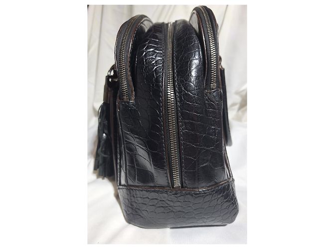 Adjani Borsa a mano Lancel in pelle nera Nero - vista 5