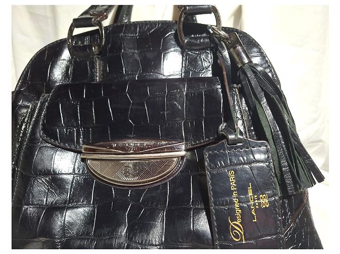 Adjani Borsa a mano Lancel in pelle nera Nero - vista 9