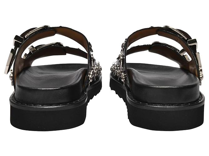 AJ844 Mulo - Toga Pulla - Nero - Pelle - vista 4