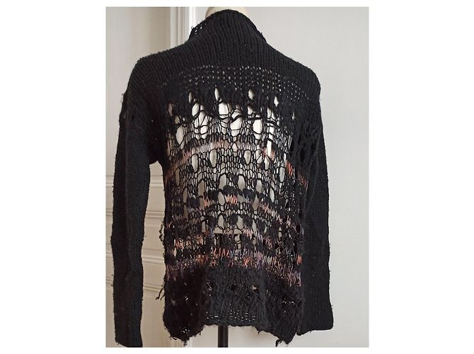 Suéter de lã preto Dries Van Noten - vista 2