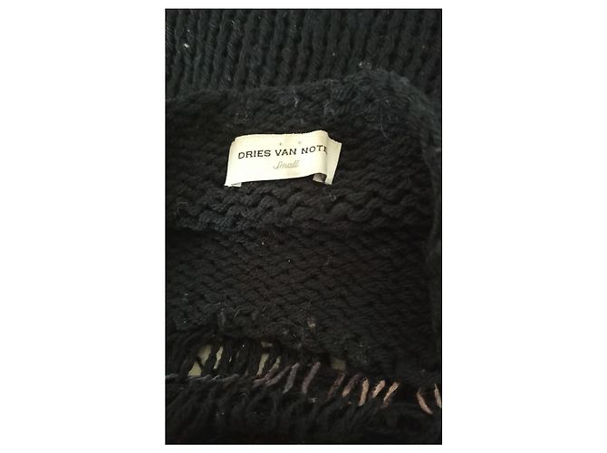 Suéter de lã preto Dries Van Noten - vista 3