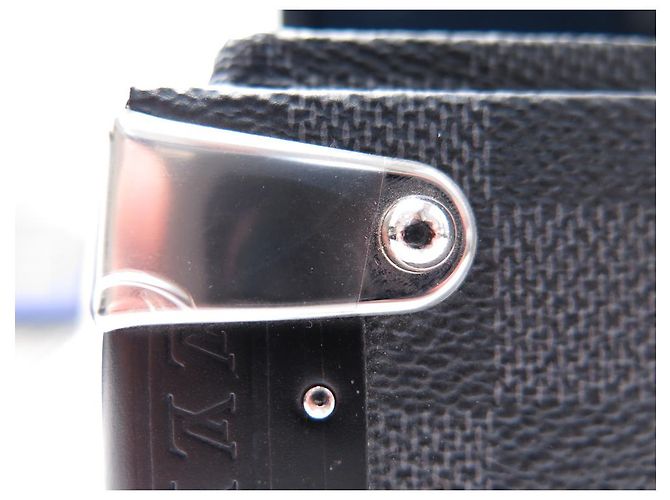 Neue Box 8 LOUIS VUITTON N UHREN48226 UHRENBOX AUS CHECKER-GRAPHIT Anthrazitgrau - Ansicht 18