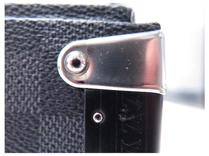Neue Box 8 LOUIS VUITTON N UHREN48226 UHRENBOX AUS CHECKER-GRAPHIT Anthrazitgrau - Ansicht 20