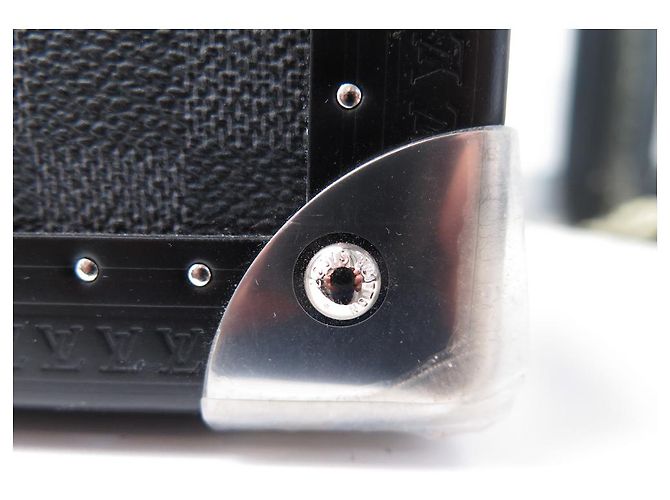 Neue Box 8 LOUIS VUITTON N UHREN48226 UHRENBOX AUS CHECKER-GRAPHIT Anthrazitgrau - Ansicht 29