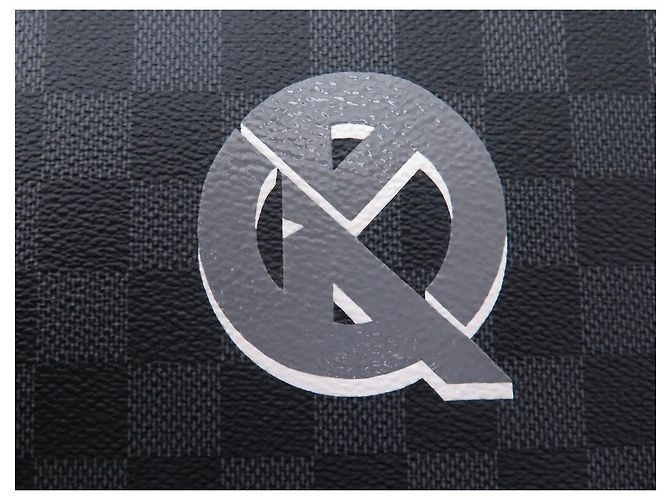 Neue Box 8 LOUIS VUITTON N UHREN48226 UHRENBOX AUS CHECKER-GRAPHIT Anthrazitgrau - Ansicht 4
