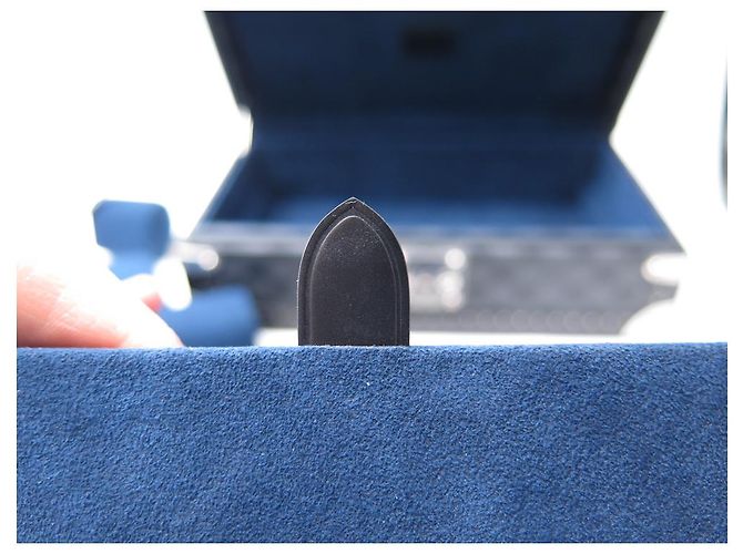Neue Box 8 LOUIS VUITTON N UHREN48226 UHRENBOX AUS CHECKER-GRAPHIT Anthrazitgrau - Ansicht 42