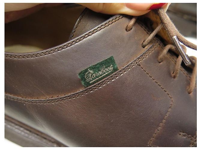 PARABOOT DERBY AVIGNON SCHUHE 10 44 DEMI CHUNKING FAT LEDER-LEDERSCHUHE - Ansicht 7