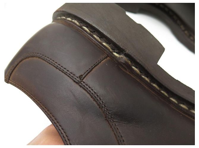 PARABOOT DERBY AVIGNON SCHUHE 10 44 DEMI CHUNKING FAT LEDER-LEDERSCHUHE - Ansicht 8