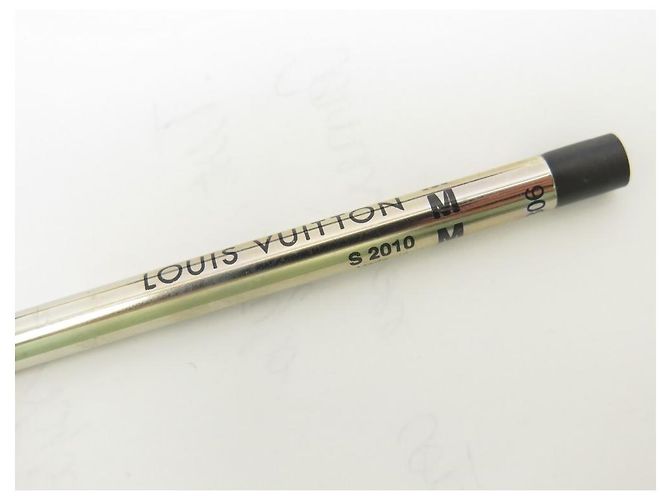 NEUER LOUIS VUITTON ROLLERBALL SPIRIT DOC KUGELSCHREIBER AUS LEDER UND METALL Schwarz - Ansicht 6