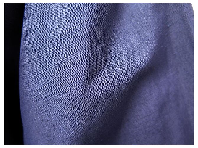 GIACCA ARNYS FRANCIA FORESTIERE L 54 CAPPOTTO GIROCOLLO GIACCA IN LINO E SETA Blu navy - vista 10