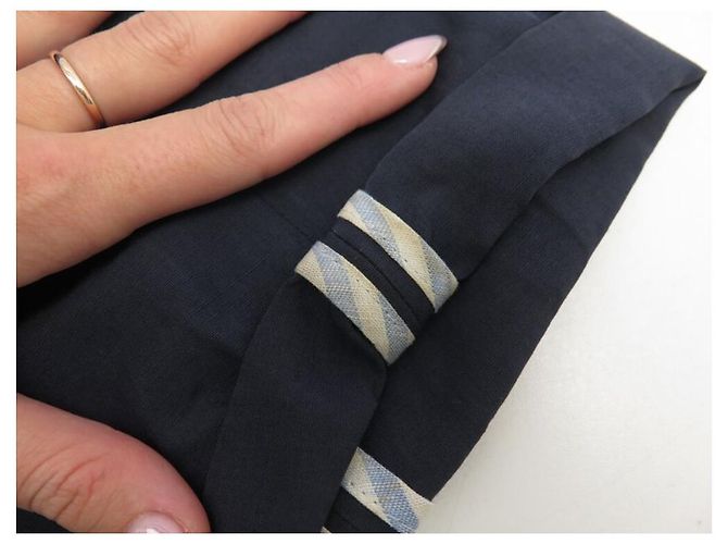 GIACCA ARNYS FRANCIA FORESTIERE L 54 CAPPOTTO GIROCOLLO GIACCA IN LINO E SETA Blu navy - vista 5