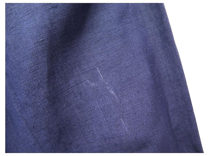 GIACCA ARNYS FRANCIA FORESTIERE L 54 CAPPOTTO GIROCOLLO GIACCA IN LINO E SETA Blu navy - vista 8