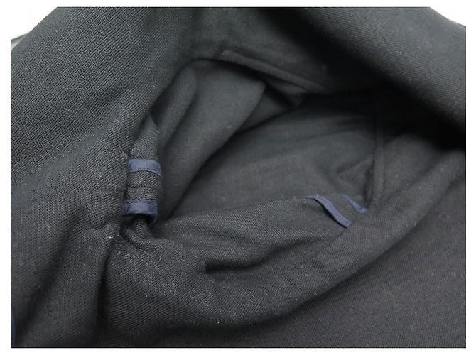 GIACCA ARNYS FRANCIA FORESTIERE L 52 CAPPOTTO GIACCA GIROCOLLO IN COTONE NERO - vista 3