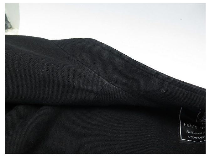 GIACCA ARNYS FRANCIA FORESTIERE L 52 CAPPOTTO GIACCA GIROCOLLO IN COTONE NERO - vista 9