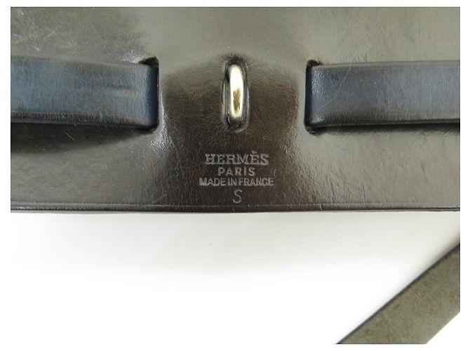 Herbag Hermès BORSA A MANO HERMES 30 BORSA A MANO IN TELA E PELLE BEIGE A TRACOLLA - vista 14
