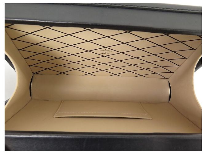 Petite Malle LOUIS VUITTON HANDTASCHE PETITE TRUNK PYTHON SPECIAL EDITION LEDER-CANVAS-TASCHE Braun - Ansicht 7
