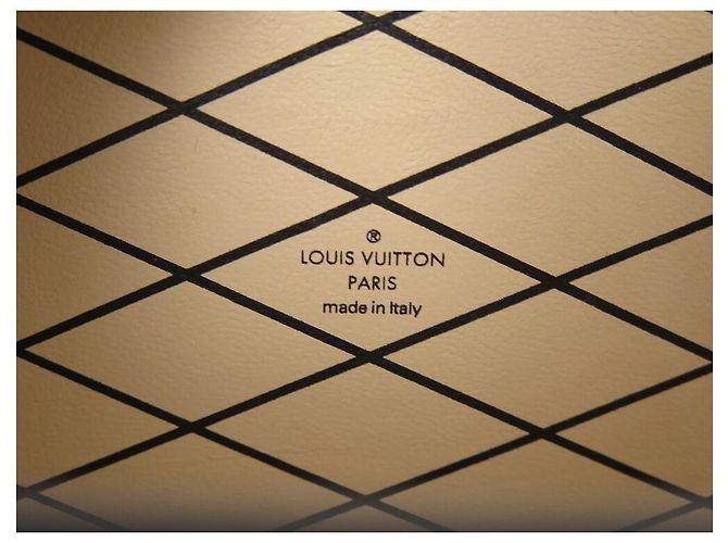 Petite Malle LOUIS VUITTON HANDTASCHE PETITE TRUNK PYTHON SPECIAL EDITION LEDER-CANVAS-TASCHE Braun - Ansicht 8