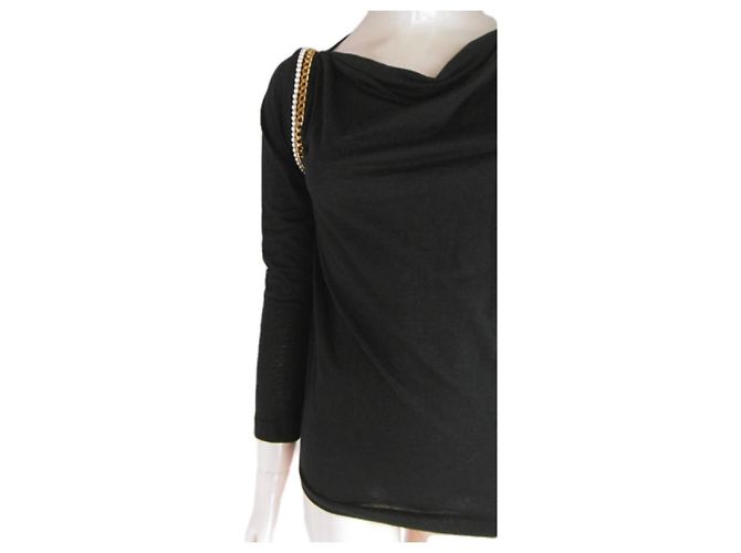 Sacai Luck Tops Negro - vista 14