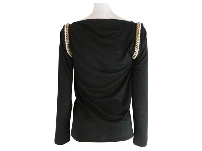 Sacai Luck Tops Negro - vista 2