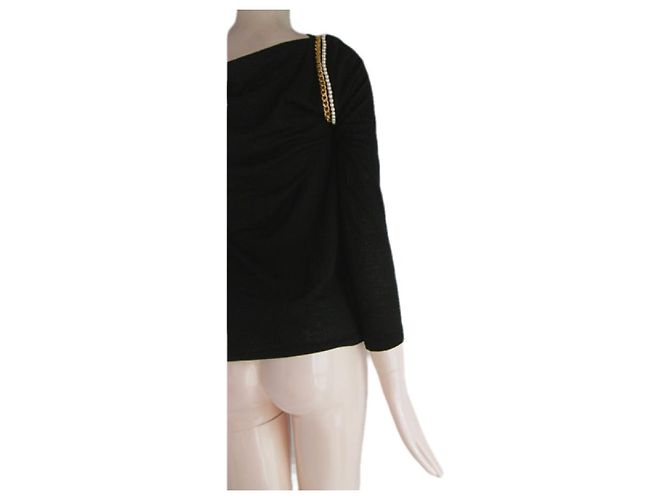 Sacai Luck Tops Negro - vista 3