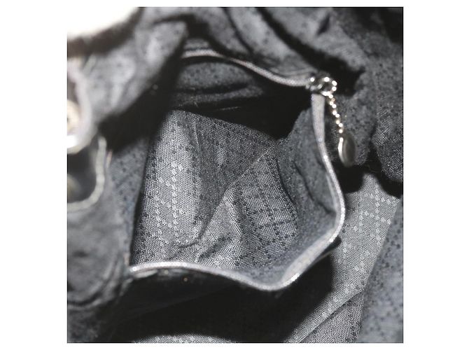 Bamboo Borsa a tracolla in bambù GUCCI Nylon 2modo Black Auth bs9976 Nero - vista 23