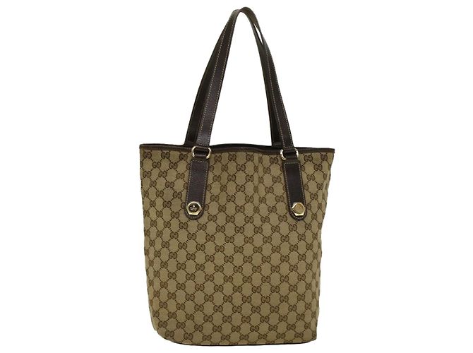 GUCCI Borsa tote in tela GG Beige 153009 Auth ep2313 - vista 13