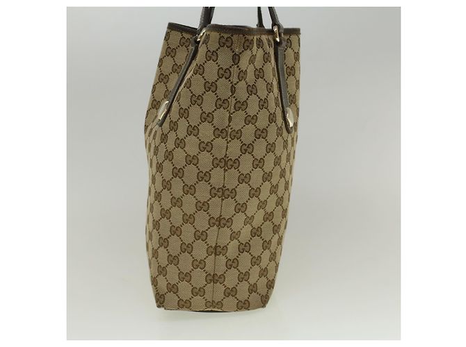 GUCCI Borsa tote in tela GG Beige 153009 Auth ep2313 - vista 4